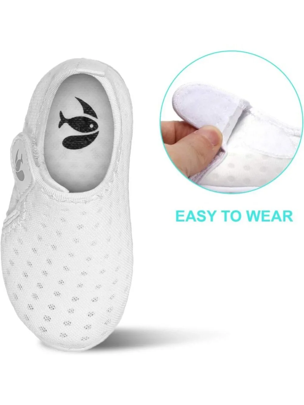 Kids Aqua Water Shoes - Quick Dry Barefoot Socks for Beach & Pool Fun